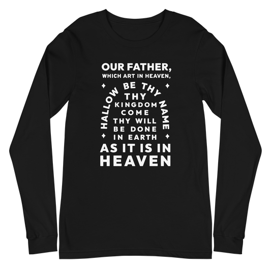 Lords's Prayer - Men's Long Sleeve