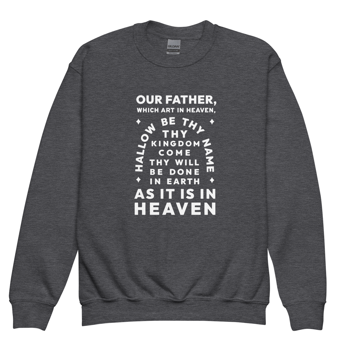 Lord's Prayer - Youth Crewneck Sweatshirt