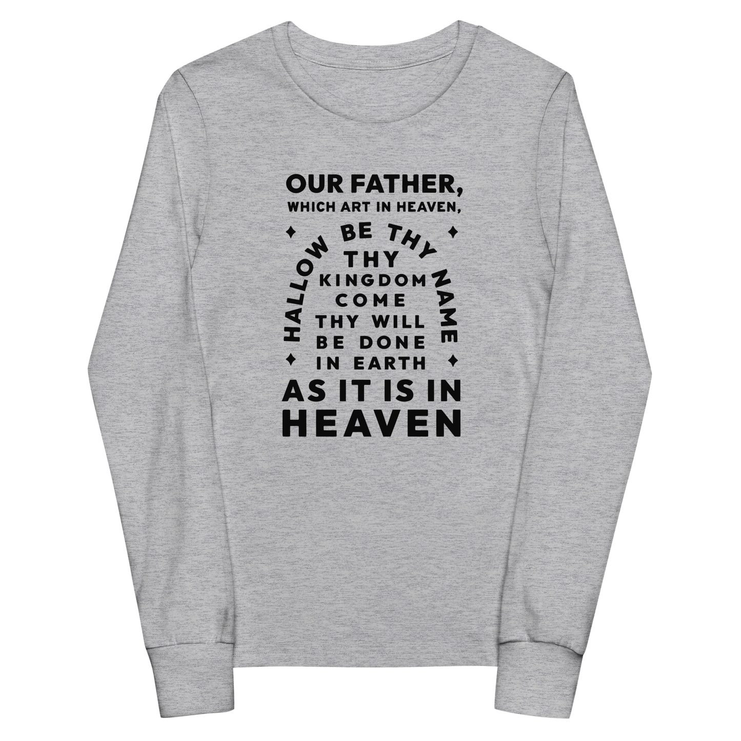 Lord's Prayer - Youth Long Sleeve Tee