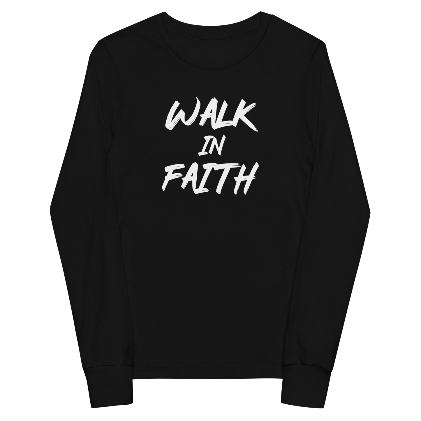 Walk in Faith - Youth Long Sleeve Tee