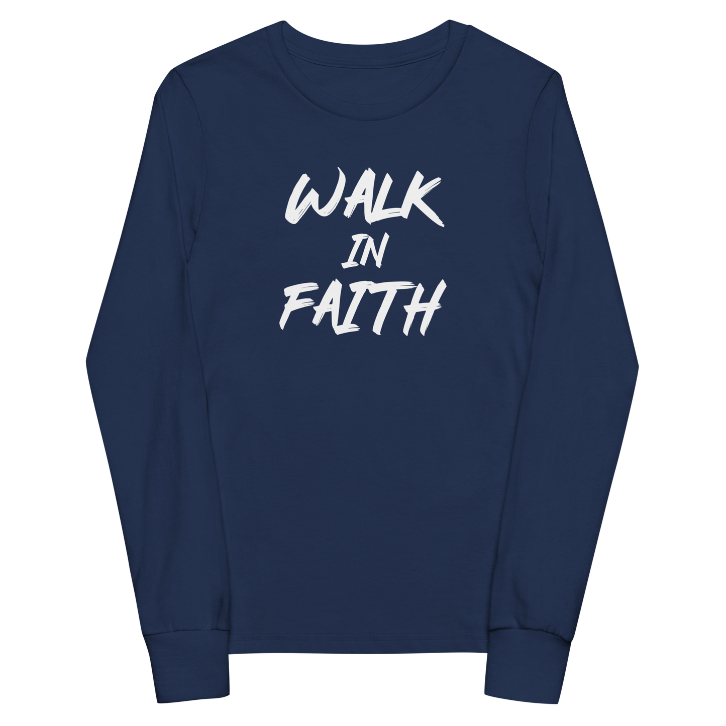 Walk in Faith - Youth Long Sleeve Tee