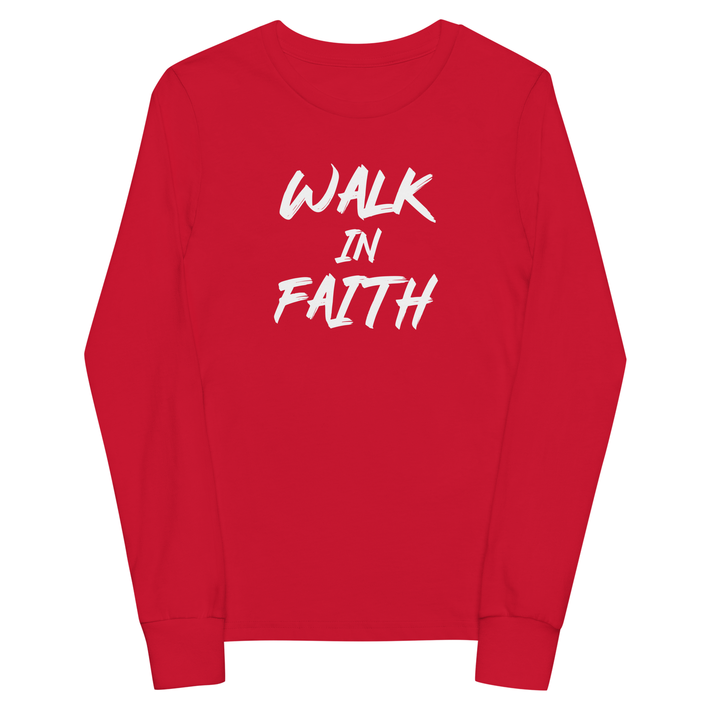 Walk in Faith - Youth Long Sleeve Tee