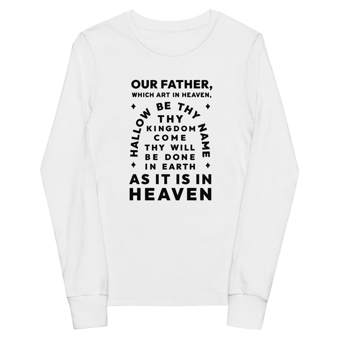 Lord's Prayer - Youth Long Sleeve Tee